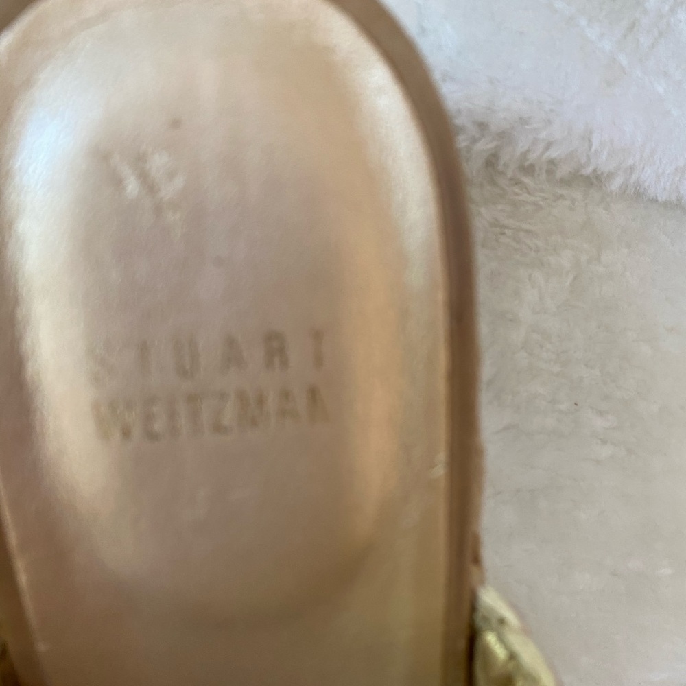 Stuart Weitzman Platform Sandal Size 61/2 - image 5